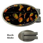 Floral abstraction Money Clips (Oval) 