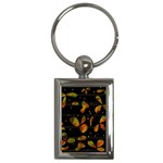 Floral abstraction Key Chains (Rectangle) 