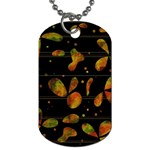 Floral abstraction Dog Tag (Two Sides)