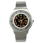Floral abstraction Stainless Steel Watch
