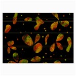 Floral abstraction Large Glasses Cloth