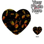 Floral abstraction Multi-purpose Cards (Heart) 