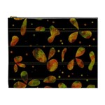 Floral abstraction Cosmetic Bag (XL)
