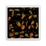 Floral abstraction Memory Card Reader (Square) 