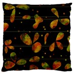 Floral abstraction Large Cushion Case (One Side)