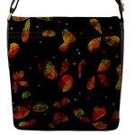 Floral abstraction Flap Messenger Bag (S)