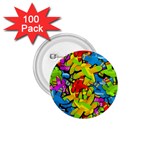 Colorful airplanes 1.75  Buttons (100 pack) 