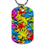 Colorful airplanes Dog Tag (Two Sides)