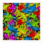 Colorful airplanes Medium Glasses Cloth (2-Side)