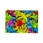 Colorful airplanes Cosmetic Bag (Large) 