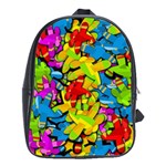 Colorful airplanes School Bags(Large) 