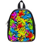 Colorful airplanes School Bags (Small) 