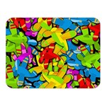 Colorful airplanes Double Sided Flano Blanket (Mini) 