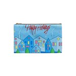 Xmas landscape - Happy Holidays Cosmetic Bag (Small) 