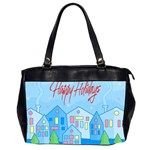 Xmas landscape - Happy Holidays Office Handbags (2 Sides) 