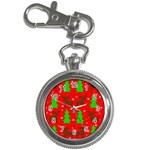 Reindeer and Xmas trees pattern Key Chain Watches