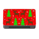 Reindeer and Xmas trees pattern Memory Card Reader with CF