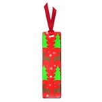 Reindeer and Xmas trees pattern Small Book Marks