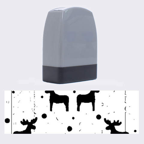 Xmas reindeer pattern 1.4 x0.5  Stamp