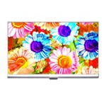 Colorful Daisy Garden Business Card Holders