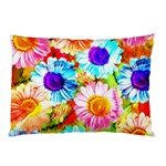 Colorful Daisy Garden Pillow Case