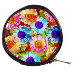 Colorful Daisy Garden Mini Makeup Bags