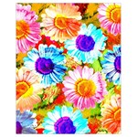 Colorful Daisy Garden Drawstring Bag (Small)