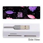 Purple and pink flowers  Memory Card Reader (Stick) 