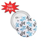 Blue elegance  1.75  Buttons (100 pack) 
