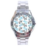 Blue elegance  Stainless Steel Analogue Watch