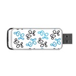Blue elegance  Portable USB Flash (One Side)