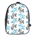 Blue elegance  School Bags (XL) 