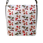 Simple garden Flap Messenger Bag (L) 