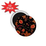 Flowers and ladybugs 2 1.75  Magnets (10 pack) 