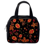 Flowers and ladybugs 2 Classic Handbags (One Side)
