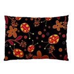Flowers and ladybugs 2 Pillow Case