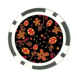 Flowers and ladybugs 2 Poker Chip Card Guards (10 pack) 