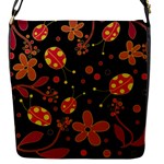 Flowers and ladybugs 2 Flap Messenger Bag (S)