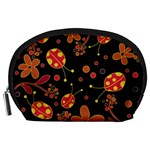 Flowers and ladybugs 2 Accessory Pouches (Large) 
