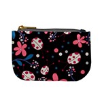 Pink ladybugs and flowers  Mini Coin Purses