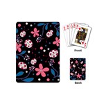 Pink ladybugs and flowers  Playing Cards (Mini) 