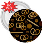 Bakery 2 3  Buttons (100 pack) 