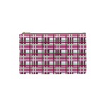 Pink plaid pattern Cosmetic Bag (Small) 