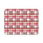 Red plaid pattern Double Sided Flano Blanket (Mini) 