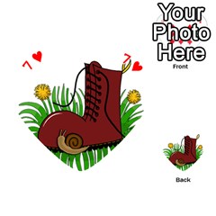 Boot in the grass Playing Cards 54 (Heart)  from UrbanLoad.com Front - Heart7