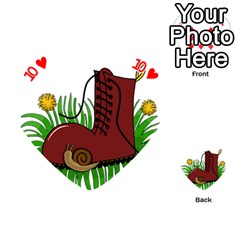 Boot in the grass Playing Cards 54 (Heart)  from UrbanLoad.com Front - Heart10