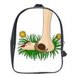 Barefoot in the grass School Bags(Large) 