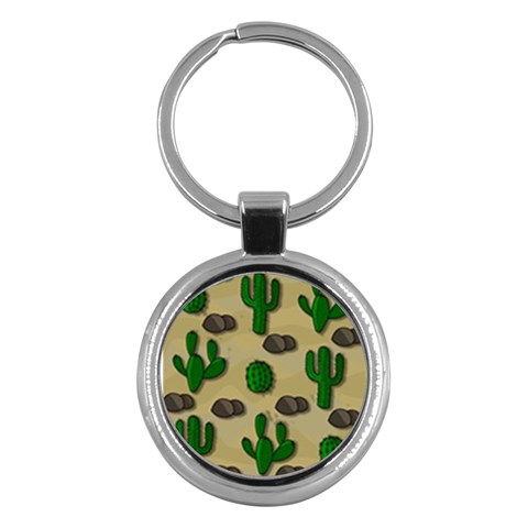 Cactuses Key Chains (Round)  from UrbanLoad.com Front