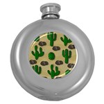 Cactuses Round Hip Flask (5 oz)