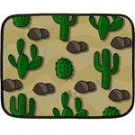 Cactuses Double Sided Fleece Blanket (Mini) 